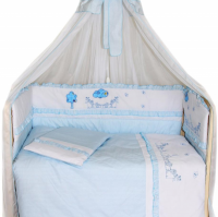 Детское постельное белье для малышей из бязи Веселая Семейка - Фото №1