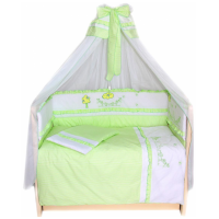 Детское постельное белье для малышей из бязи Веселая Семейка - Фото №1