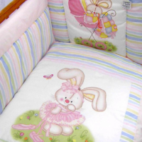 Детское постельное белье для девочек малышей из хлопка Радужный - Фото №1
