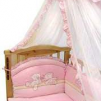 Детское постельное белье для девочек малышей из хлопка Лапушки - Фото №1